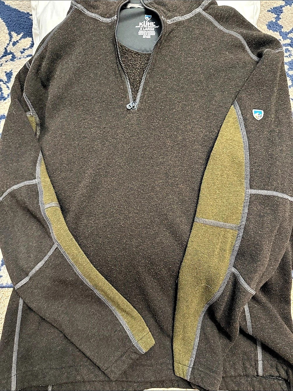 KÜHL Interceptr 1/4 Zip Color Block Pullover